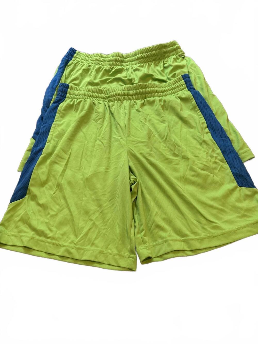 Tek Gear Kids Green Athletic Shorts XL Husky - Lot of 2